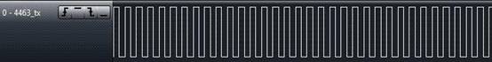 433MHz、1.2Kbps、20KHz 頻偏下RF4463 接收測試波形