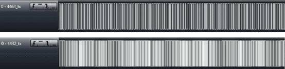 433MHz 、1.2Kbps、 30KHz 頻偏下的 RF4463 接收波形